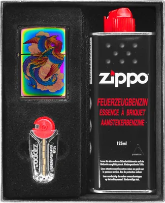 Produktbild von Feuerzeug-Set ZIPPO PHONIX RAINBOW Geschenk No1