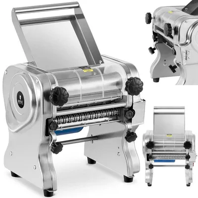 Immagine prodotto di Macchina per la pasta elettrica - Pasta maker - Motore da 550 W - Corpo in acciaio inossidabile - Larghezza 220 mm