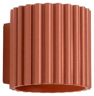 Image de Applique AURA rouge ochra G9 1xG9 10W aluminium 10x12x10cm Sollux Lighting