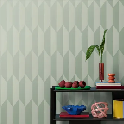 Produktbild von A.S. Creation Vliestapete 10.05 x 0.53 m Livingwalls 3D Tapete Grün 790864 Geometrisch CosmoLiving by Cosmopolitan