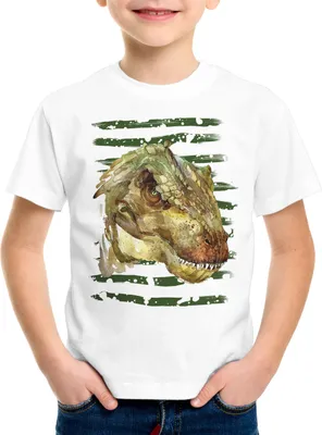 Produktbild von BaumwolleCloud T-Rex Kinder T-Shirt tyrannosaurus dinosaurier