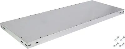 Produktbild von Stahlfachboden für Schulte K 3000 Kragarme MULTIplus250 | BxT 75x60cm | Inkl. 2 Schrauben & Muttern | Fachlast 250kg | Verzinkt