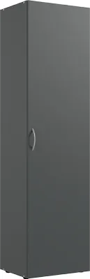 Produktbild von Schrank 1-türig graphit MIAMI-43, B/H/T ca. 45/185/40 cm