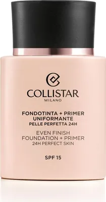 Obrázek produktu pro Collistar Even Finish Foundation + Primer, Láhev, Krém, Univerzální pleť, Podklad, Vyhlazující, Ochana, Vytažení, Opálená pokožka, Amber