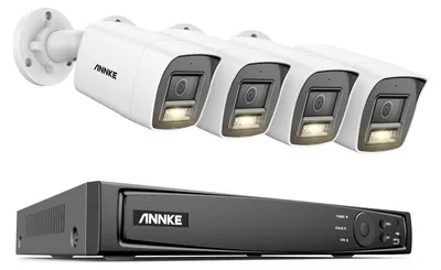 Image de Kit de sécurité IP 8 canaux – 4 caméras – Résolution 12 MP – Stockage 1 To – PoE