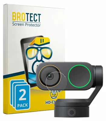 Produktbild von 2x Für Insta360 Link 2 Pro (Linse) Schutzfolie BROTECT Displayschutz Display Schutz Folie Klar Transparent