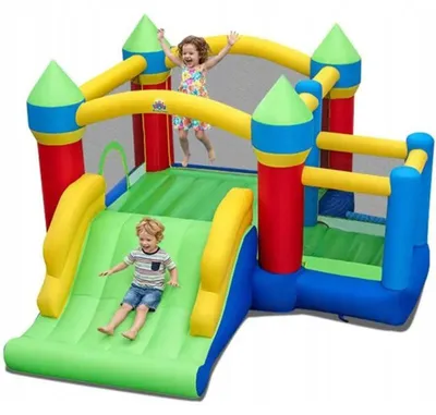 Immagine prodotto di Castello gonfiabile con scivolo, modello NP13017, dimensioni 214 x 350 x 400 cm, senza ventilatore incluso