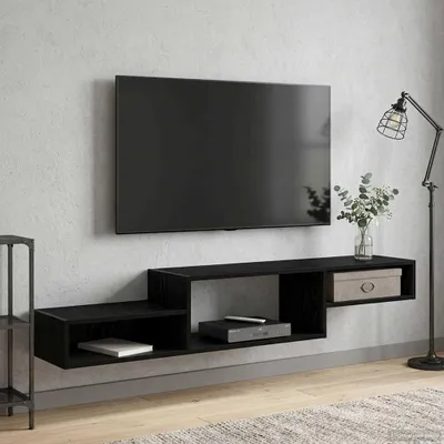 Immagine prodotto di Maison Exclusive - Mobile TV da parete, supporto a parete, rovere nero