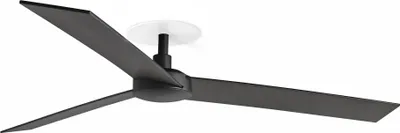 Produktbild von RUDDER RECESSED 3 L Ventilator schwarz/Nussbaum