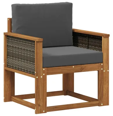 Produktbild von vidaXL Outdoor Mittelsofa Massivholz Akazie Natur
