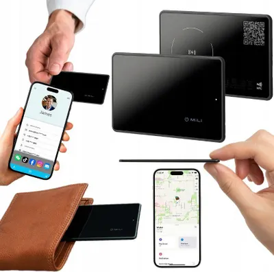 Obrázek produktu pro Mili MiCard Pro GPS lokátor peněženka karta QR APPLE IOS