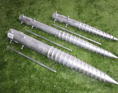 Produktbild von Extra stabile Bodenhülse zum Eindrehen XXL - bis Ø 65mm - Länge 120cm