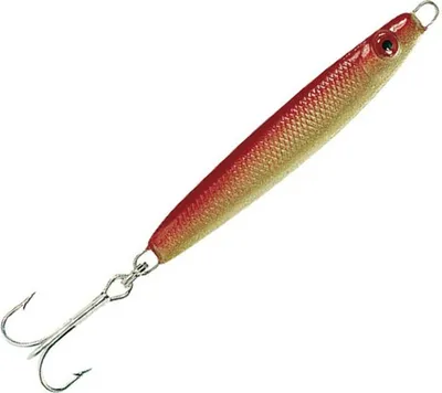 Produktbild von Solvkroken Stingsilda Pilker goldfarben-rot, Gewicht / Länge / Hakengröße:60g - 10.2cm - Gr. 1