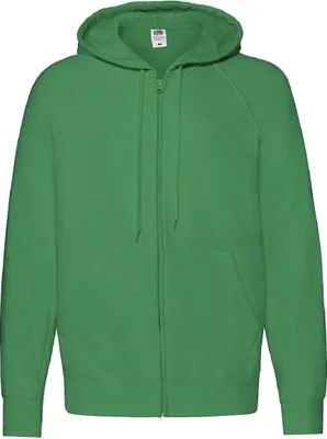 Produktbild von Fruit Of The Loom Herren Kapuzenjacke, leicht BC2655 (S) (Kellygrün)