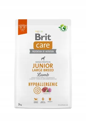 Immagine prodotto di Cibo secco per cani BRIT Care Hypoallergenic Junior Razza Grande Agnello - 3 kg