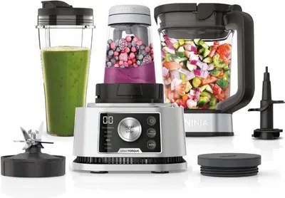 Obrázok produktu pre Blender Ninja Foodi Power Nutri 3 v 1, 1200 W, 2,1 l nádoba, 700 ml a 400 ml poháre, automatické programy, CB350EU