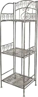 Zdjęcie produktu dla Clayre & Eef Półka 34x29x112 cm Szare żelazo