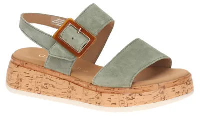 Produktbild von Gabor 82.744 Damen Sandalette - Riemchen Sandalen grün NEU