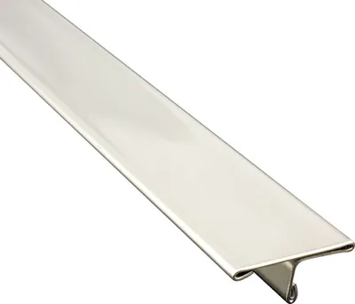 Produktbild von T-Profil Edelstahl Schiene Übergangsprofil V2A L250cm 25mm glänzend