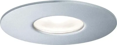 Produktbild von Paulmann LED Einbauleuchte Silber rund Ø9,5cm IP44 5,3W 660lm Neutralweiß 4000K 55° Dimmbar