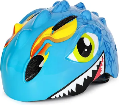 Obrázok produktu pre Detská cyklistická prilba Cartoon 3D skateboard roller skate modrá 50-54 cm
