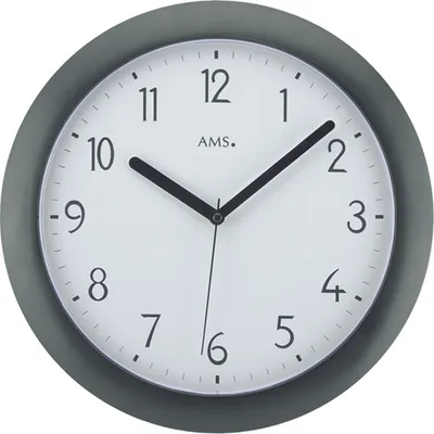 Produktbild von AMS Funk-Wanduhr, Funkwerk, D28x4cm, 5845