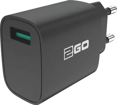 Produktbild von 2GO Ladegerät 18W  1x USB-C  schwarz
