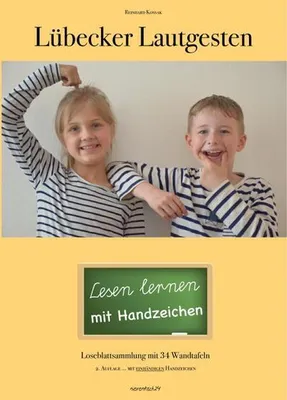 Obrázek produktu pro Lübecker Lautgesten. Loseblattsammlung mit 34 Wandtafeln