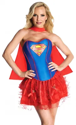 Produktbild von Supergirl - Damenkostüm Karneval Halloween Größe: S