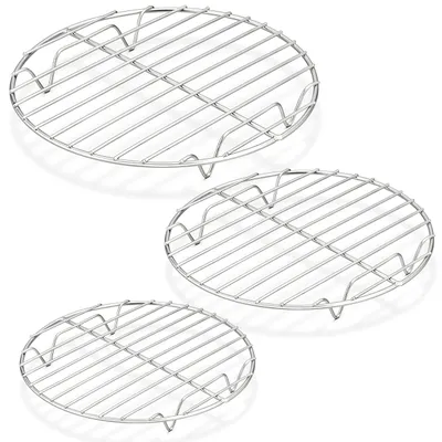 Image de Solidchoice - Ensemble de 3 moules à gâteau en acier inoxydable