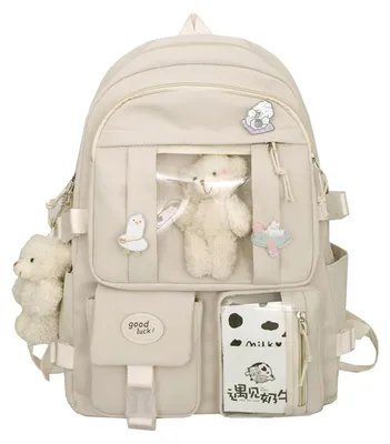 Productafbeelding van Schattige rugzak voor meisjes, met leuke accessoires