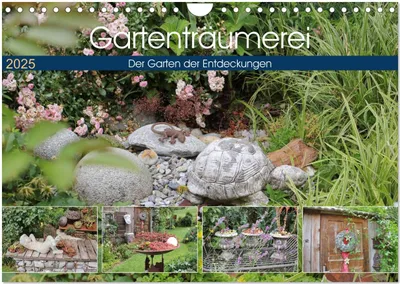 Produktbild von Gartenträumerei (Wandkalender 2025 DIN A4 quer), CALVENDO Monatskalender