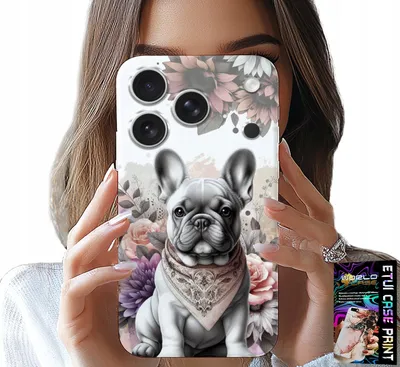 Zdjęcie produktu dla Etui Do Iphone 17 Pro - Buldog Buldogi Pieski Rasy Psów Plecki