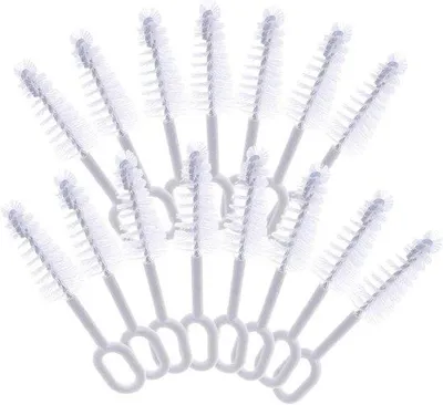 Produktbild von Baby-Reinigungsbürste für Neugeborene, weiß, für Flaschen, Wasserflaschen, Windelhalter