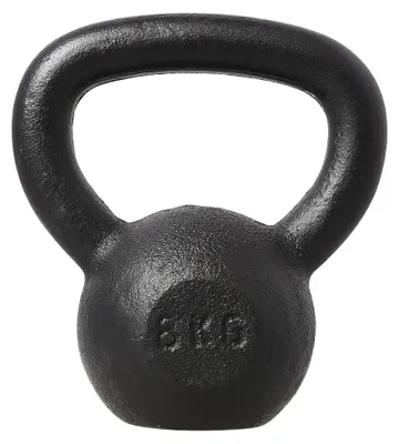 Produktbild von 8 kg Gusseisen-Kettlebell für Krafttraining