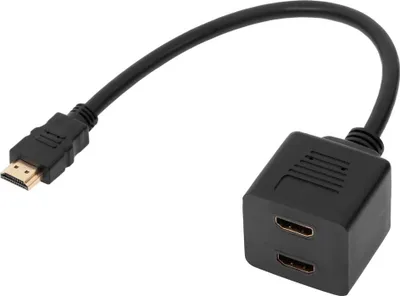 Immagine prodotto di Adattatore HDMI 1x spina - 2 x presa su cavo 30 cm