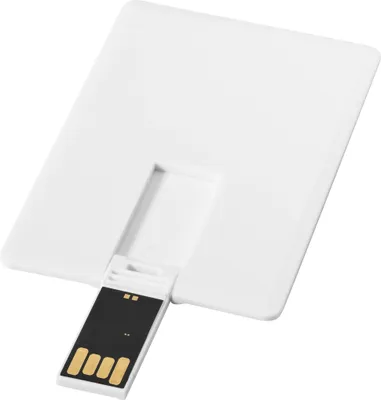 Produktbild von Bullet USB-Stick in Kreditkartenform PF2045 (4 GB) (Weiß)