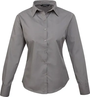 Produktbild von Premier Workwear Women´s Poplin Long Sleeve Blouse
