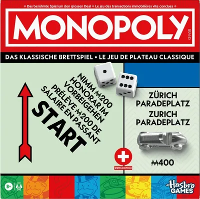 Image de Hasbro Monopoly Classic Refresh Schweiz G0009149