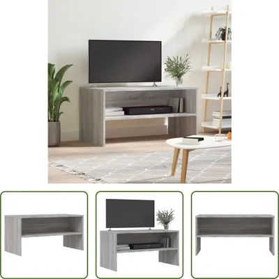 Produktbild von The Living Store TV-Schrank Grau Sonoma 80x40x40 cm Holzwerkstoff