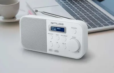 Produktbild von Muse M-109 DBW, Tragbar, DAB+, FM, PLL, 87,5 - 108 MHz, 174.928 - 239.2 MHz, Automatischer Suchlauf, Automatische Speicherung, LCD