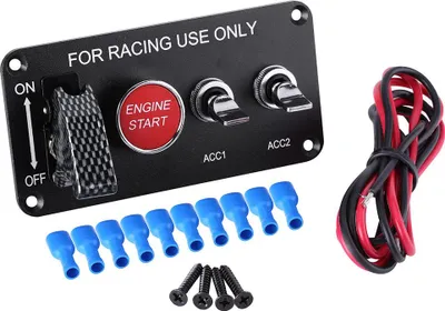 Produktbild von Push -Start -Zündkit, Racing Switch Panel Dauerhaft 4 in 1 12 Vempfindlichkeit für RV -Auto