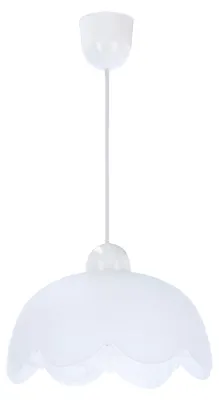 Obrázok produktu pre Závesný luster BRATOK - 1xE27, 60W, 25cm, okrúhly, biely