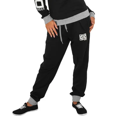 Imagen del producto de Pantalones de chándal para hombre Urban Dance Udance Contrast, color negro/blanco, talla XS