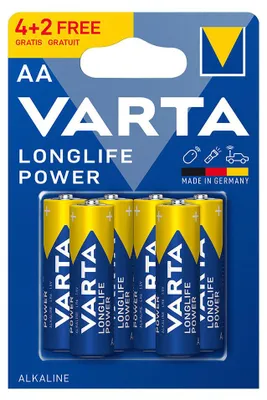 Zdjęcie produktu dla Baterie Varta LONGLIFE POWER AA BLI 6 (4+2)