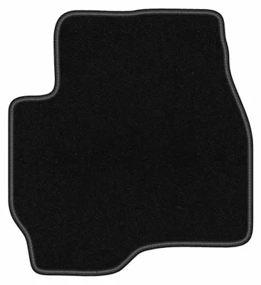 Productafbeelding van Velours bestuurdersmat voor Mazda Tribute 2000-2011 (SUV) – zwart, op maat – Wielganizator BASIC