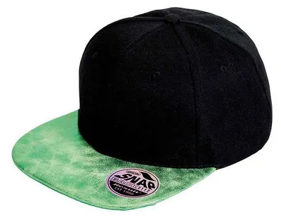 Immagine prodotto di Result Headwear - Cappellino snapback "Bronx" LT2468 (taglia unica) (nero/verde)