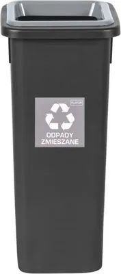 Produktbild von Igotrend, 714005 Sortierter Abfallbehälter 20 L, FIT BIN schwarz/grau