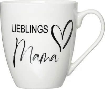 Produktbild von Ritzenhoff & Breker Mama Kaffeebecher, Kaffeetasse, Tasse, Becher, Porzellan, 590 ml, 413663
