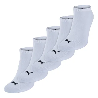 Produktbild von PUMA Sneaker Socken Uni 5 Paar – kurze Sportsocken, atmungsaktiv, bequem, für Damen und Herren-43-46, weiss